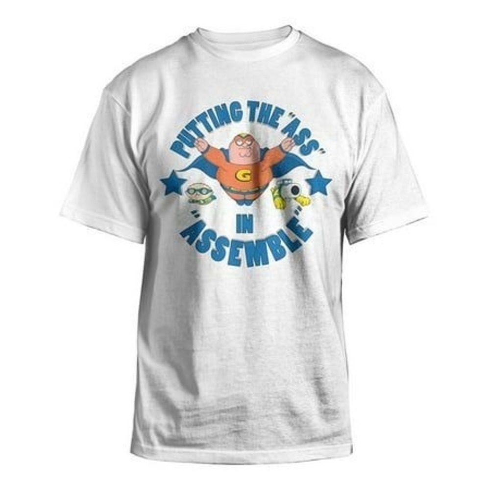 Hybrid Apparel Family Guy Assemble Tshirt Tv Series Unisex Shirt